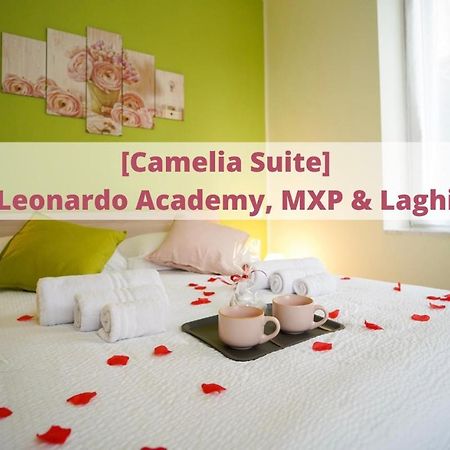 Camelia Suite Leonardo Academy, Mxp & Lakes Sesto Calende Exterior foto